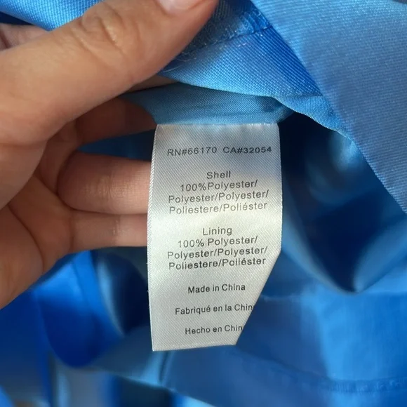 Hutch One Shoulder Blue Dress - Picture 8 of 11